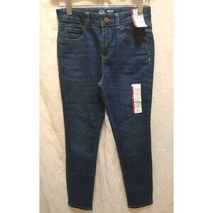 WONDER NATION GIRLS 12 NWT BLUE JEANS MID RISE SKINNY STRETCH CLASSIC BASIC COZY